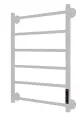 Арго Электрический полотенцесушитель Классика Гранд 50х80 см, 160 Вт, ЖК-панель, справа, белый матовый