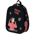 Рюкзак Schoolformat ERGONOMIC LIGHT 2 аниме девочка 21л черн. 38х29х19 жестк. каркас 2 отд. молния держатель для карточек брелок д/де РЮКЖКМБ2-АД (247709)
