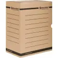 Короб архивный с клапаном А4 (260х325 мм), 150 мм, до 1400 листов, плотный, микрогофрокартон, BRAUBERG, комплект из 10 шт, 124849