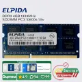 ELPIDA DDR3 4GB 1333MHz Ноутбук Оперативная память SODIMM RAM PC3 10600s 1.5v