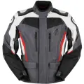Мотокуртка APALACHES текстиль, цвет Черный/Серый/Красный, Размер 3XL
