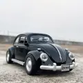 Новая модель классического автомобиля Beetle 1955 года, литая, со звуком и светом, детская игрушка, коллекционная, подарок на день рождения