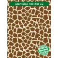 Наклейка декоративная Жираф паттерн 100x100 см антивандальная для мебели и любых поверхностей