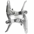VB 51 silver. Тормозные ручки (пара) для велосипеда, материал - алюминий, серебро, рычаги-серебро, инд. уп. Vinca Sport