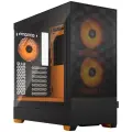 Корпус для ПК без БП FRACTAL DESIGN Pop Air RGB Orange Core TG Clear Tint (FD-C-POR1A-05)