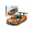 Конструктор суперкар оранжевый, совместим с лего техник, масштаб 1:14, 1074 детали.