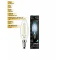 (3 шт.) Светодиодная лампочка Gauss Filament Свеча E14 5W(450lm) 4100K 4K 97x35 филамент (нитевидная), прозр. 103801205 Нейтральный белый. Цоколь E14