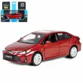 ТМ Автопанорама Машинка металл.1:33 Toyota Corolla Hybrid, красный, инерция, свет, звук, откр. две