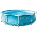 28206 Каркасный бассейн круглый INTEX Prism Frame кругBeachside 3.05 х 0.76 м