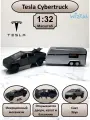 Машинка металлическая Tesla Cybertruck с прицепом 1:32