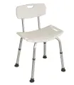 Стул для ванны со спинкой KJT501 (противоскользящий, с регулировкой высоты)