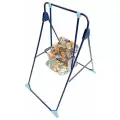 Качели детские напольные Ветерок, цвет синий, рисунок микс