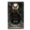 Монстер Хай кукла шарнирная Mattel Monster High RuPaul Dragon Queen / игрушки для девочек, одетая в черное платье с головным убором и крыльями, подойдет в качестве подарок на день рождения