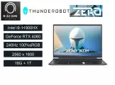 16 Игровой ноутбук THUNDEROBOT ZERO Intel Core i9-14900HX RTX 4060 16ГБ/1ТБ IPS 240Гц Win11 русская клавиатура