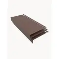 Откос оконный, ширина полки 200мм, обрамление окон снаружи, цвет 8017(шоколад), длина 1.25м. Комплект 3 штуки