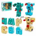 Набор роботов 'Алфавит', трансформируются, 6 шт, собираются в 1 робота