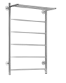 Электрический полотенцесушитель Классика с полкой 500х800 цвет хром