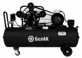 Компрессор воздушный поршневой масляный для гаража 100л БелАК БАК.99200