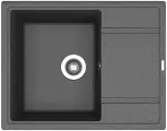 Кухонная мойка Florentina Липси-650 Черный Искусственный камень