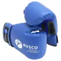 Перчатки боксерские Rusco Sport 4-6 OZ (4 OZ / Синий / белый / синий / 5 / синий / синий / 4 oz (унций) / Детская / Детские)