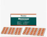 Таблетки Меносан Хималая (Menosan Himalaya), для облегчения симптомов климакса, регулирует гормональный баланс, 2х60 таб.