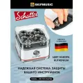 14010601 Security Lock Крепление для ремня с блокировкой, для гитары, рутений, Schaller
