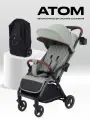 Коляска прогулочная детская с автосложением для путешествий MOWBaby ATOM MB200 Green