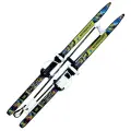 Беговые лыжи NovaSport Cosmo полный комплект, 150 см, black
