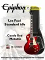 EPIPHONE Электрогитара 60s Les Paul Standard 6-струнная, корпус Клен