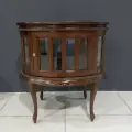 Шкафчик застекленный для напитков DOMKORLEONE, красное дерево (mahogany wood), H022-HP, цвет орех HP (коричневый)