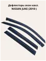Дефлекторы окон накл. NISSAN JUKE (2010-) ALVI-STYLE Китай