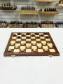 Шашки деревянные 64 клеточные с ячейками
