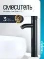 Смеситель для кухни и ванной комнаты на раковину Homium One Black 02