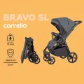 Прогулочная коляска CARRELLO Bravo SL 2025 года всесезонная, серая