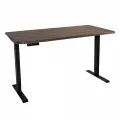Стол с регулировкой высоты электрический LuxAlto LA-T33-2AR2 черный/дуб коричневый ЛДСП 140*70*2.5
