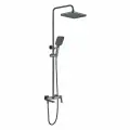 Душевая система для ванны однорычажная Shevanik S9936T, Оружейная сталь