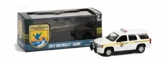 CHEVROLET Tahoe U.S. Fish & Wildlife Service Law Enforcement (Охрана рыболовства и дикой природы США) 2012, масштабная модель автомобиля коллекционная