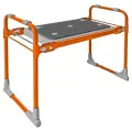 Скамейка-перевертыш садовая Nika СКМ2/О оранжевая, складная, 54х30х42.5 см.