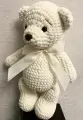 Вязаная игрушка мишка