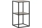 Найди Стеллаж 2, 400x400x782, Черный муар, ЛДСП (Дуб Сонома) LS2-553025