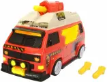 Машинка Dickie VW T3 Camper, с залповой установкой, свет, звук, 28 см 3756004