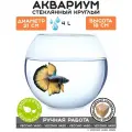 Аквариум vecchio vaso шар круглый стеклянный для рыбок 4 литра