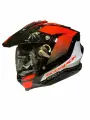Мотошлем мотард SCORPION EXO ADF-9000 AIR TRAIL, цвет Черный/Красный, Размер L