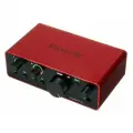 Звуковая карта Focusrite Scarlett Solo 4th Gen, USB, 2 входа/выхода, Hi-Z