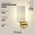 Настенный светильник бра Freya Chic FR2031WL-01BS E27, 40W, IP20