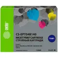 Картридж струйный Cactus CS-EPT04B140 T04B1 черный пигментный (120мл) для Epson WorkForce Pro WF-C8190, WF-C8690 с чипом
