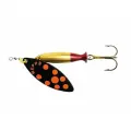 Блесна вращающаяся Mepps AGLIA LONG HEAVY, 1+ Black/Orange, комплект из 1 штука