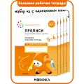 Набор прописей для дошкольников от рождения до школы для детей 5-6 лет, Рабочая тетрадь, ФОП (5 одинаковых тетрадей)