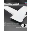 Плинтус напольный, алюминиевый HENNOX длина 1500мм высота 80 мм, 10 шт, белый, матовый