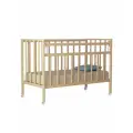 Детская кроватка для новорожденных ВДК Magico mini 01, 4 колеса, массив березы, береза